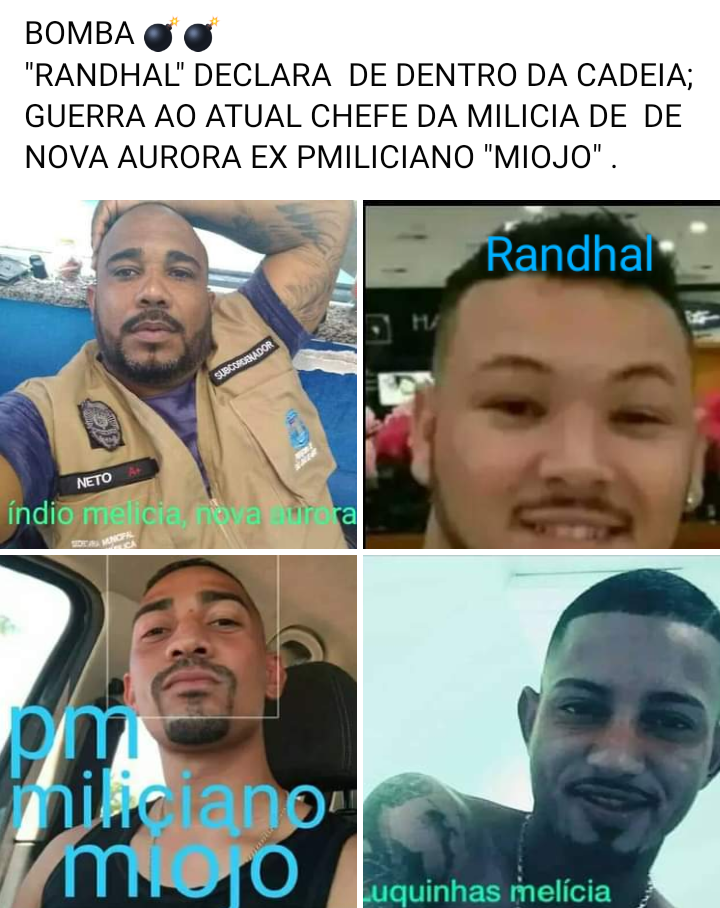 CRIMINOSOS faz Live em bangu 9  ameaçando PM do Rio de janeiro&nbsp;BRASIL.